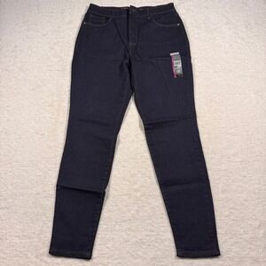No Boundaries Womens High Rise Skinny Jeans Dark Wash Stretch Size 13 NEW